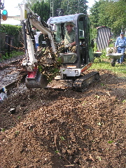 Baggerarbeit Baggerarbeit